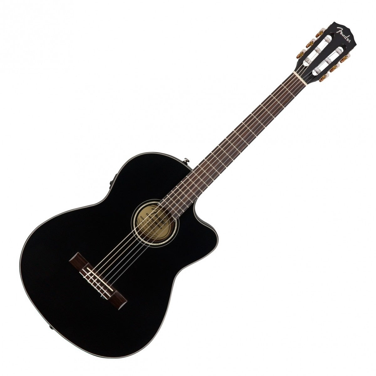 Fender CN-140SCE Nylon  Black